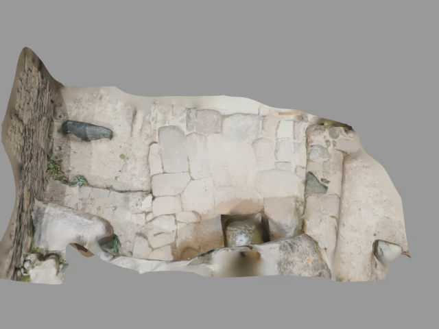 3D scan of El baño de La Ñusta - Scan 1