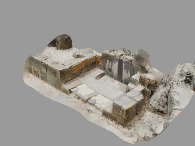3D scan of Ollantaytambo - Scan 6