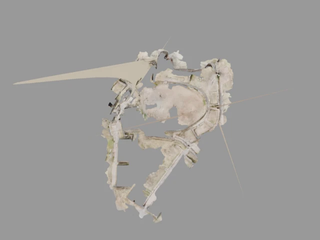 3D scan of Puka Pukara - Scan 2